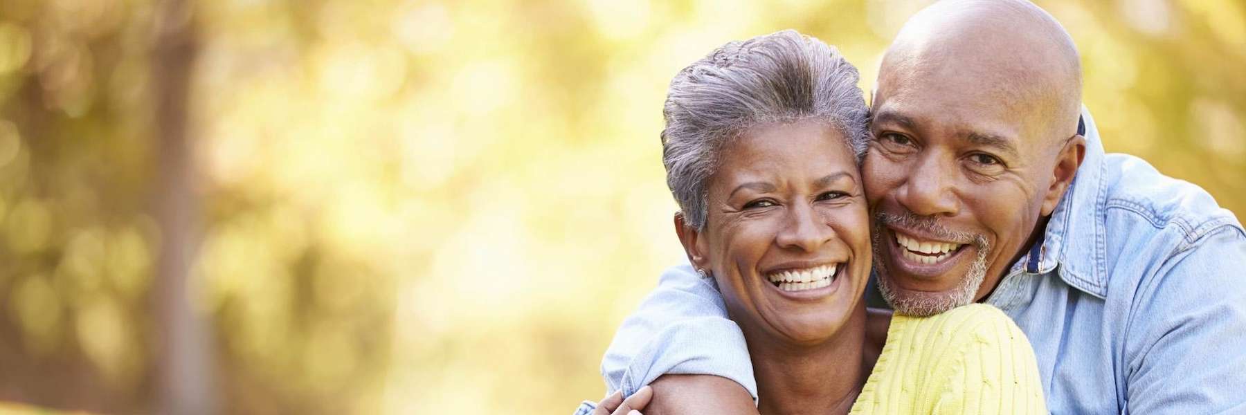 older couple at the dentist in aurora