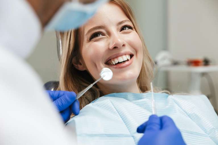 girl in a dental exam room in aurora co